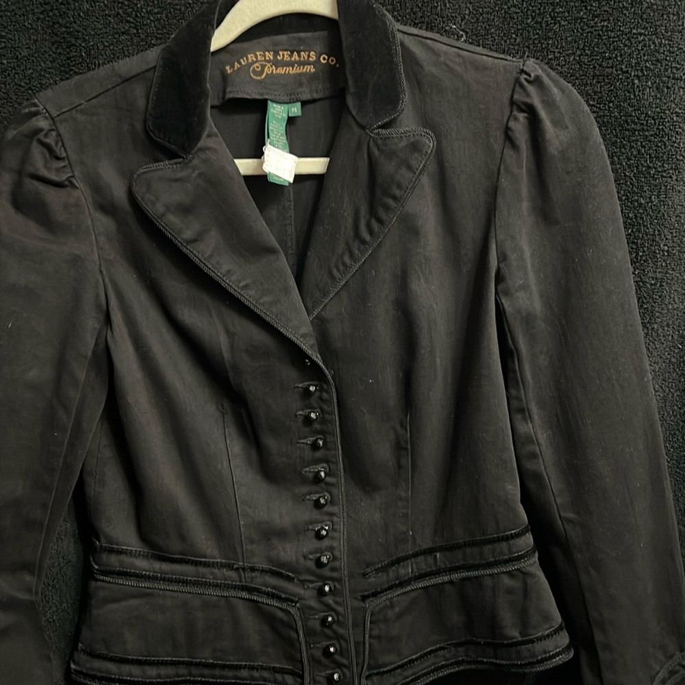 Lauren Jean Co Premium XS Equestrian Look Jacket